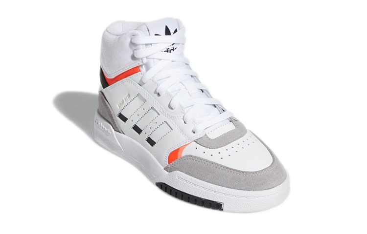(Youth) adidas Original Drop Step Competition Running Shoes 'White Grey Orange' 圖 3