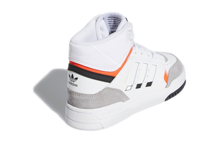 (Youth) adidas Original Drop Step Competition Running Shoes 'White Grey Orange' 圖 4