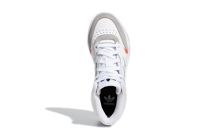 (Youth) adidas Original Drop Step Competition Running Shoes 'White Grey Orange' 圖 5