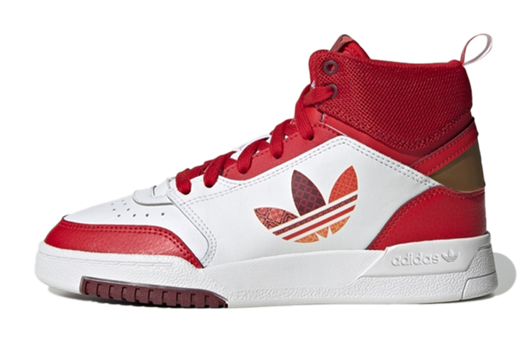 (Youth) adidas originals Drop Step J 'White Red' GX6354