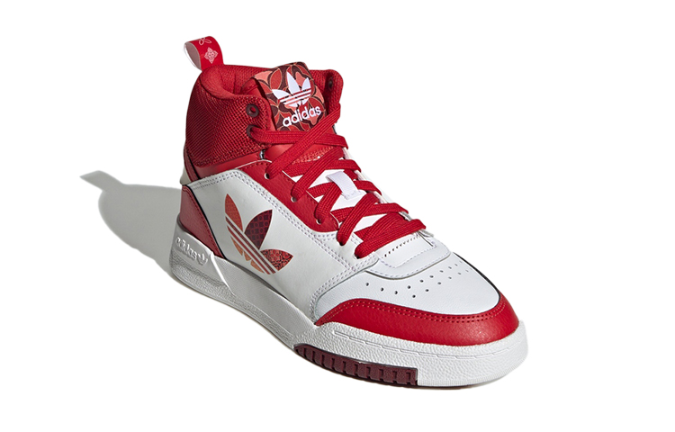 Lookbook (JR) 아디다스 오리지널 드롭 스텝 J '화이트 레드' GX6354