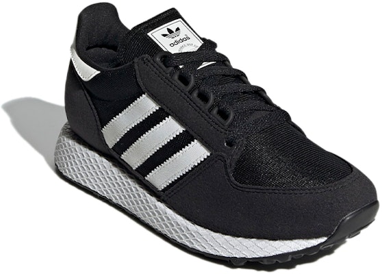 (Youth) adidas originals Forest Grove J 'Black White' EE6557 Lookbook (Youth) adidas originals Forest Grove J 'Black White' EE6557
