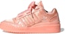(JR) adidas Forum Satin Low 'Glow Pink' Merah Jambu Bersinar FY8823