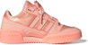 (JR) adidas Forum Satin Low 'Glow Pink' Merah Jambu Bersinar FY8823