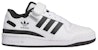 (JR) adidas Originals FORUM Rendah 'Putih Hitam' IF2649