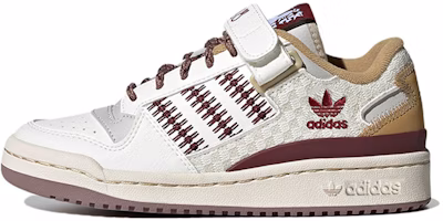 (Youth) adidas Originals Forum Low Classic Shoes 'White Burgundy' IF2578 (Youth) adidas Originals Forum Low Classic Shoes 'White Burgundy' IF2578