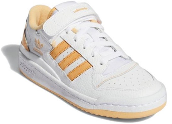 (Youth) adidas originals Forum Low 'White Yellow' GY8368 Lookbook (Youth) adidas originals Forum Low 'White Yellow' GY8368