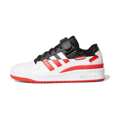 (Youth) adidas originals Forum Low J 'White Black Red'