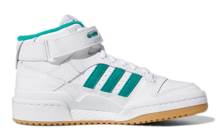 Order (JR) adidas Originals Forum Mid 'Awan Putih Glory Hijau' Kasut H00733