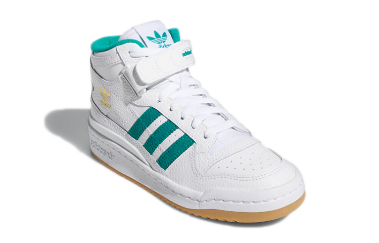 Lookbook (JR) adidas Originals Forum Mid 'Awan Putih Glory Hijau' Kasut H00733