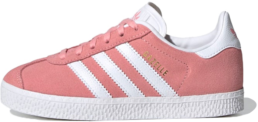(Youth) adidas originals Gazelle J Shoes Pink/White/Golden EF5644 Buy (Youth) adidas originals Gazelle J Shoes Pink/White/Golden EF5644