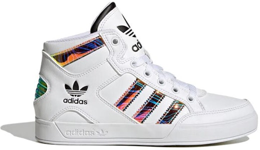 大童 adidas Originals Hardcourt 舒適 耐磨 高筒 兒童運動鞋 白色 Order 大童 adidas Originals Hardcourt 舒適 耐磨 高筒 兒童運動鞋 白色