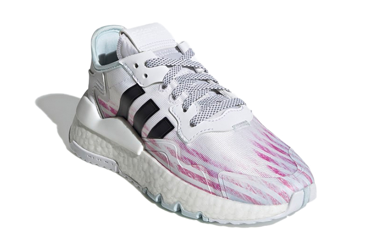 (PS) adidas originals Nite Jogger J Shoes /Black/Purple 'White' 圖 3