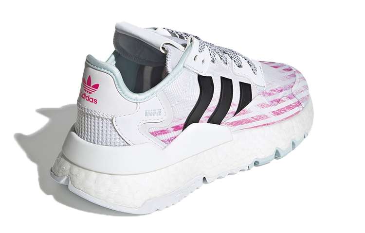 (PS) adidas originals Nite Jogger J Shoes /Black/Purple 'White' 圖 4