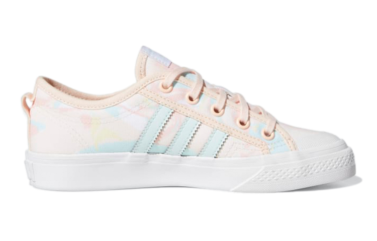 Order 大童 adidas originals NIZZA 低筒 兒童板鞋 粉紅色