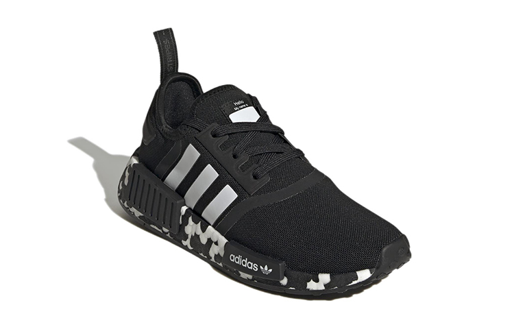 (Youth) adidas originals NMD_R1 'Black White' 圖 3