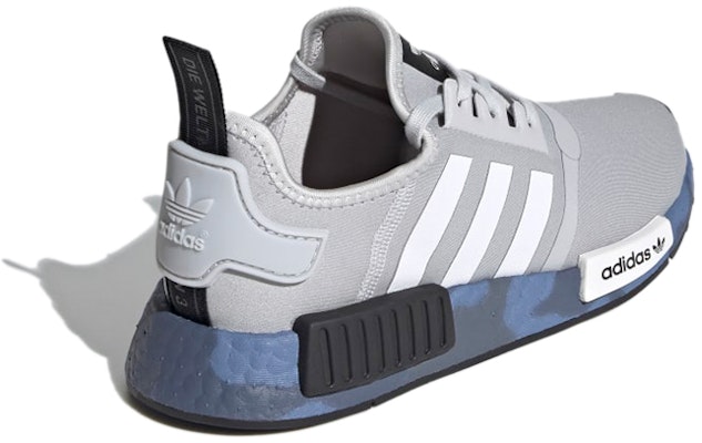 (PS) 아디다스 오리지널 NMD_R1 J 그레이/블루 (화이트) FX5026 Shop (PS) 아디다스 오리지널 NMD_R1 J 그레이/블루 (화이트) FX5026