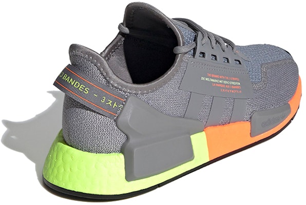 (PS) adidas Originals NMD_R1 V2 J 'Gris Azul Naranja' FX4270 Shop (PS) adidas Originals NMD_R1 V2 J 'Gris Azul Naranja' FX4270