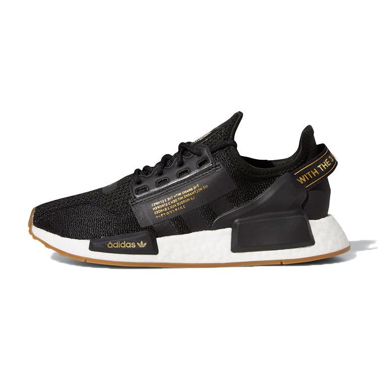 (Youth) adidas originals NMD_R1 V2 J 'Black White' FZ2134