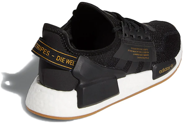 大童 adidas Originals NMD_R1 V2 J 黑白 Shop 大童 adidas Originals NMD_R1 V2 J 黑白