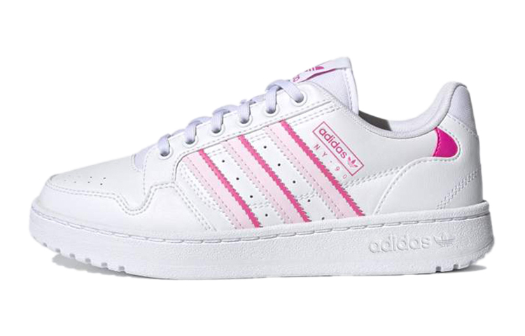 Buy (JR) 아디다스 오리지널 NY 90 '스트라이프 화이트 핑크' H04434