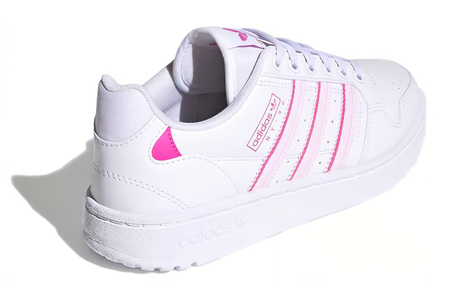 (Youth) adidas Originals NY 90 'Stripes White Pink' 圖 4