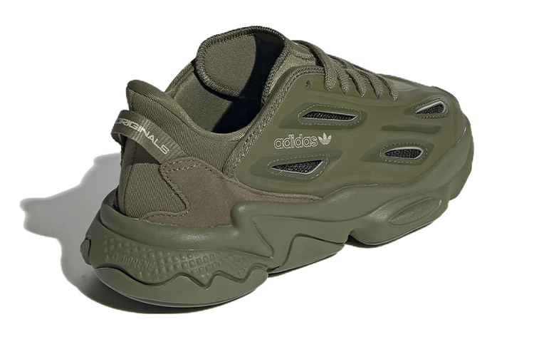 Shop 大童 adidas originals Ozweego Celox J 運動休閒鞋 綠