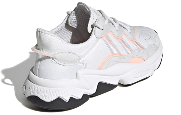 Shop (JR) adidas Originals Ozweego 'Putih Kelabu Jingga' Kasut. FV5827