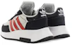 Shop 大童 adidas originals 防滑耐磨運動休閒鞋 白黑紅色