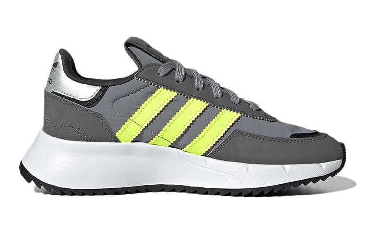 (Youth) adidas Originals Retropy F2 J 'Grey Yellow' 圖 2