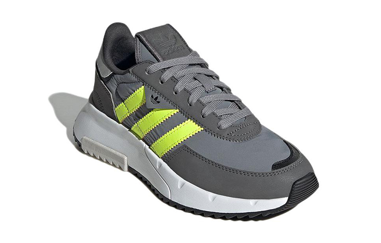 (Youth) adidas Originals Retropy F2 J 'Grey Yellow' 圖 3