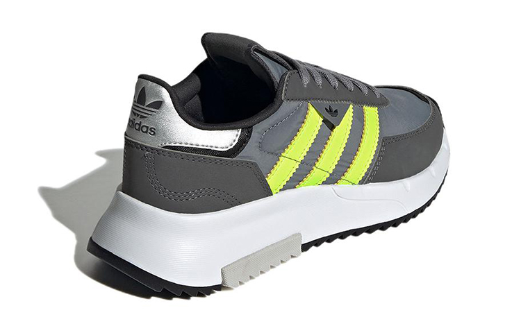 (Youth) adidas Originals Retropy F2 J 'Grey Yellow' 圖 4