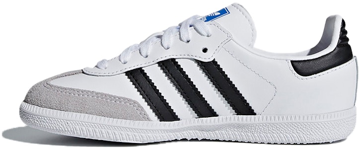 大童 adidas originals Samba OG J 低幫 兒童板鞋 白黑灰 Buy 大童 adidas originals Samba OG J 低幫 兒童板鞋 白黑灰