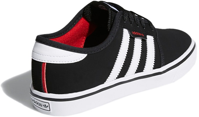 (Youth) adidas Originals Seeley J 'Black White Red' BY4078 Shop (Youth) adidas Originals Seeley J 'Black White Red' BY4078