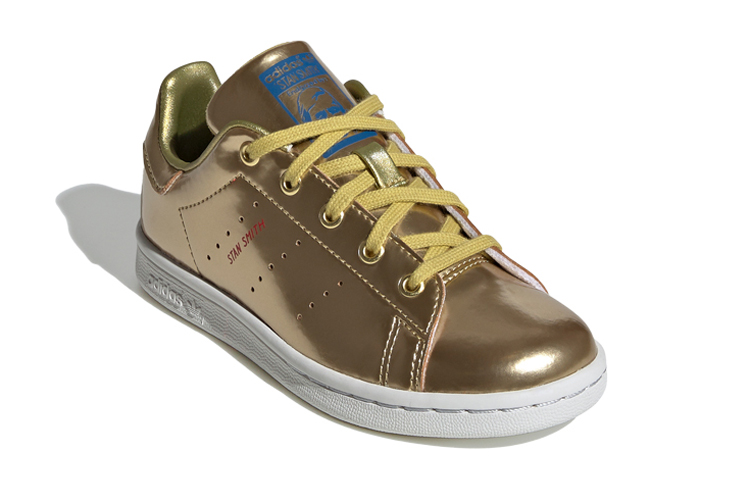 (Youth) adidas originals Stan Smith 'Gold Red White' 圖 3
