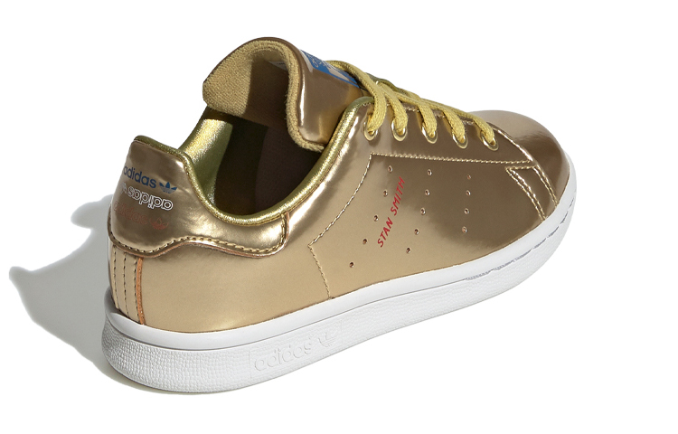 (Youth) adidas originals Stan Smith 'Gold Red White' 圖 4