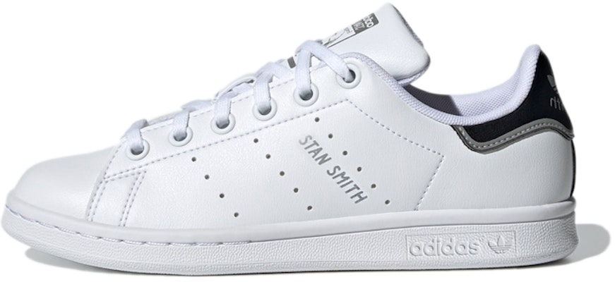 (Youth) adidas Originals Stan Smith J Shoes 'White Black Grey' H05043 Buy (Youth) adidas Originals Stan Smith J Shoes 'White Black Grey' H05043