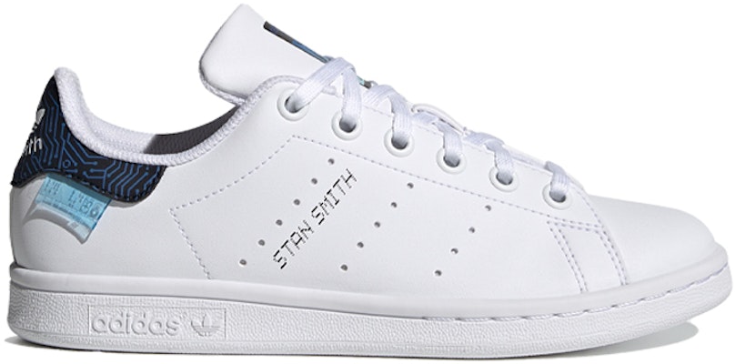 (Preschool) adidas originals Stan Smith J 'White Black Blue' FY1556 Order (Preschool) adidas originals Stan Smith J 'White Black Blue' FY1556