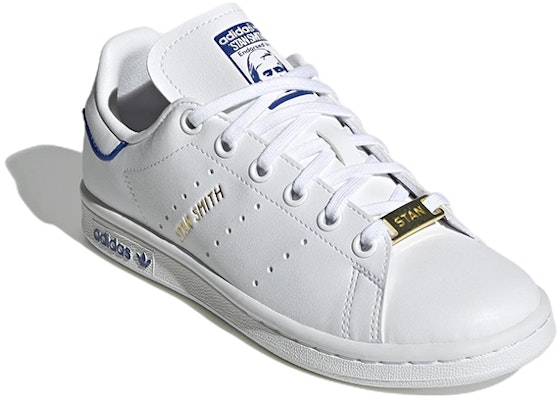 (JR) adidas Originals Stan Smith J 'Blanco Azul' GX0560 Lookbook (JR) adidas Originals Stan Smith J 'Blanco Azul' GX0560