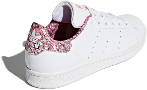 大童 adidas originals StanSmith J 低筒 球鞋 白粉 Shop 大童 adidas originals StanSmith J 低筒 球鞋 白粉