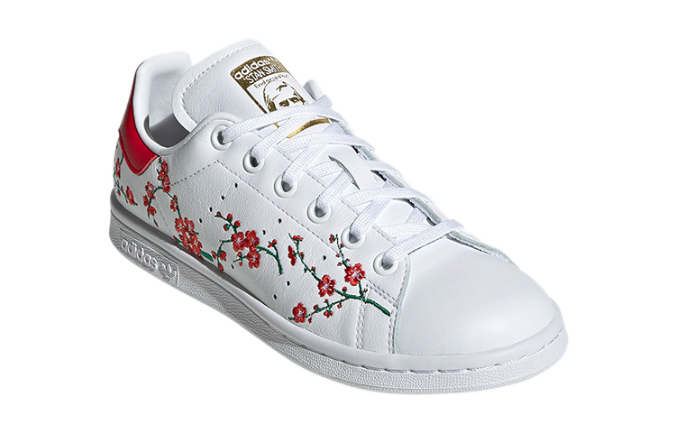 (Youth) adidas Originals Stan Smith J 'White Red Green' 圖 3