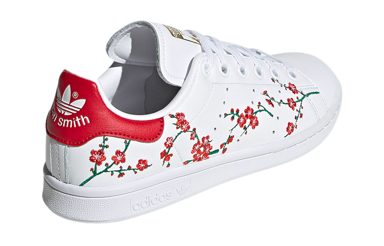 (Youth) adidas Originals Stan Smith J 'White Red Green' 圖 4