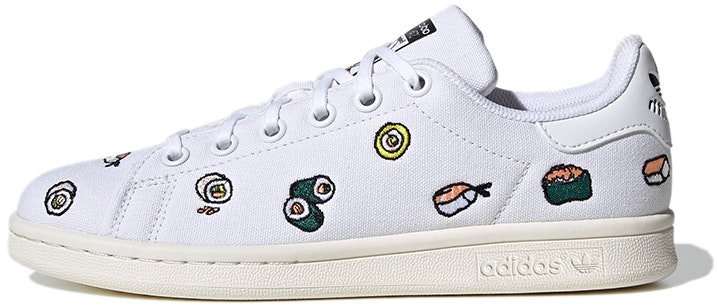 youth-adidas-originals-stan-smith-j-white-yellow-green-ef-5469