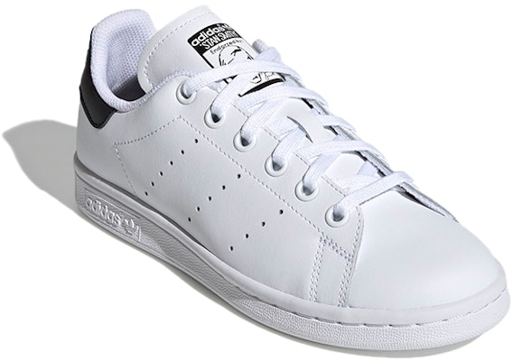 Youth adidas Originals Stan Smith J Shoes White Black EE7570