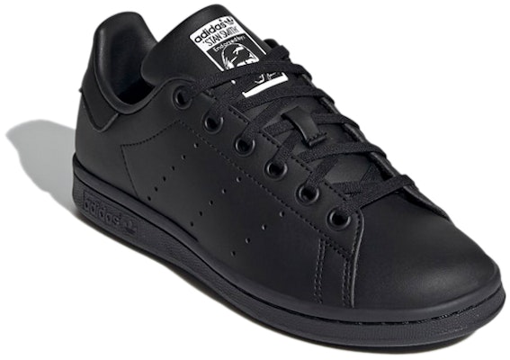 (Youth) adidas Stan Smith J 'Triple Black' FX7523 Lookbook (Youth) adidas Stan Smith J 'Triple Black' FX7523