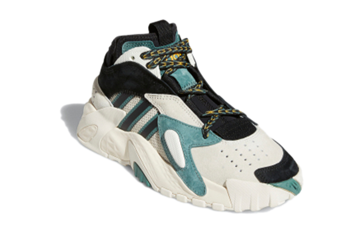 Lookbook (JR) 阿迪达斯三叶草 Streetball J '白黑绿' FV5147