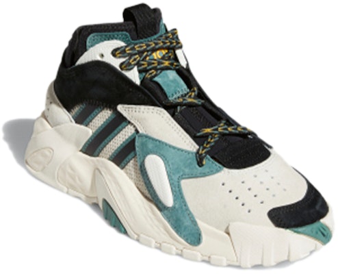 (JR) 阿迪达斯三叶草 Streetball J '白黑绿' FV5147 Lookbook (JR) 阿迪达斯三叶草 Streetball J '白黑绿' FV5147