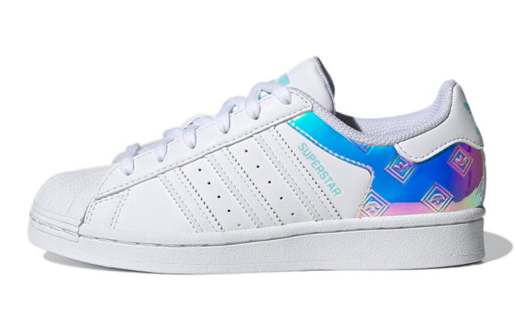 (Youth) adidas Originals Superstar 'White Blue Purple'