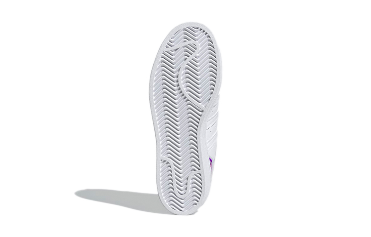 (Youth) adidas Originals Superstar 'White Blue Purple' 圖 6