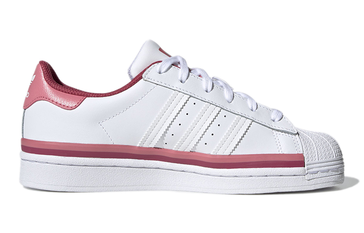 (Youth) adidas Originals Superstar 'White Pink' 圖 2